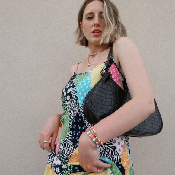 *Last Day* Rixo x Target Patchwork Slip Dress - Picture 7 of 10